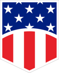 US Flag Shield Symbol Sticker