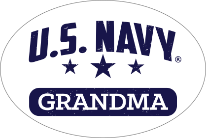 US Navy Grandma Oval Sticker