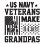 Us Navy Veterans Make The Best Grandpas Sticker