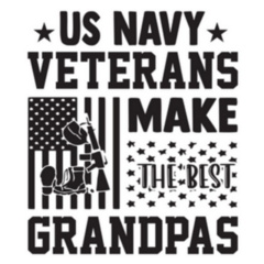 Us Navy Veterans Make The Best Grandpas Sticker
