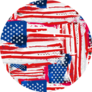 Usa Flag 4th Of July Pattern Sticker