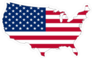 USA Flag In America Sticker