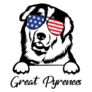 USA Great Pyrenees Sticker