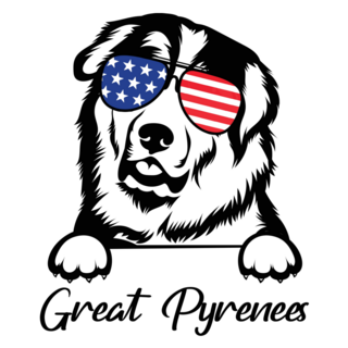 USA Great Pyrenees Sticker