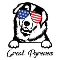 USA Great Pyrenees Sticker