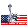 USA Statue Of Liberty New York Sticker