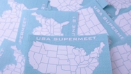 USA Supermeet Custom Cut-Out Stickers