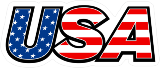 USA United States Of America Flag Sticker