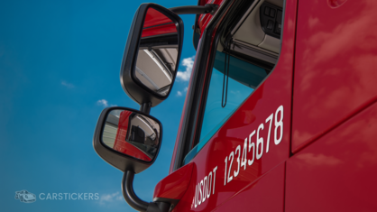USDOT Decals Applied