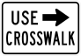 Use Crosswalk Sticker