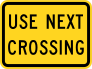 Use Next Crossing Sticker