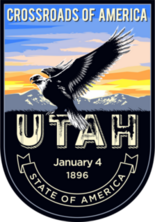 Utah Banner Sticker