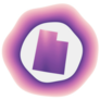 Utah Icon Colorful Gradient Logo Sticker