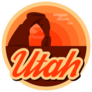 Utah Sunset Sticker