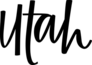 Utah Text Sticker