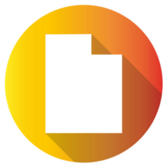 Utah, Usa Map Icon Gradient Color Banner Sticker