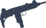 Uzi Gun Sticker