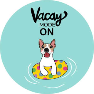 Vacay Mode Jack Russell Sticker