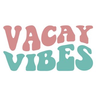 Vacay Vibes Retro Summer Sticker