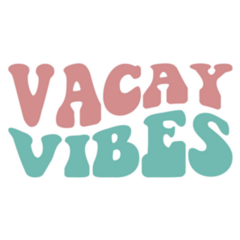 Vacay Vibes Retro Summer Sticker