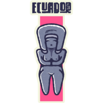 Valdivia Ecuador Text Sticker