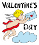 Valentines Day Cupid Illustration Sticker