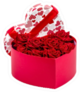 Valentines Day Red Roses In A Heart Box Florist Sticker
