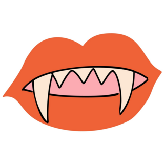 Vampire Bite Sticker