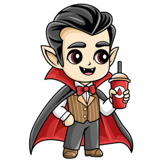 Vampire Blood Cup Sticker