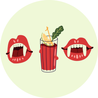 Vampire Bloody Mary Sticker