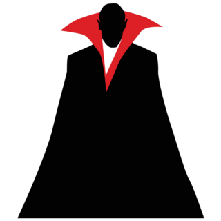 Vampire Cape Sticker