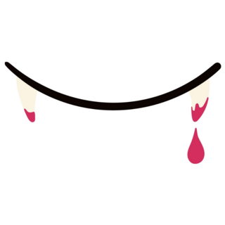 Vampire Dripping Blood Sticker
