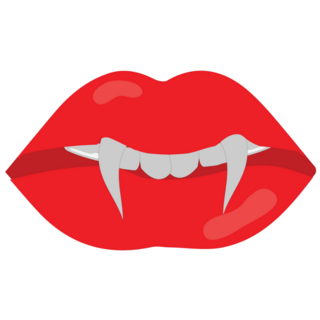 Vampire Lips Sticker