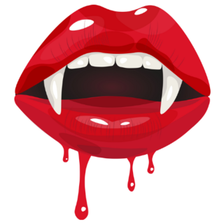 Vampire Lips Sticker