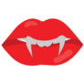 Vampire Lips Sticker