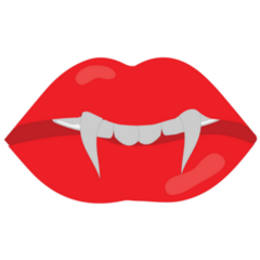 Vampire Lips Sticker