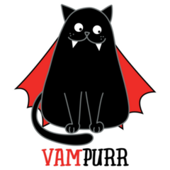 Vampurr Sticker