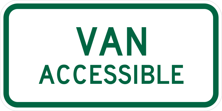 Van Accessible Sticker