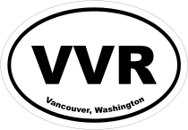 Vancouver, Washington Oval Stickers