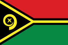 Vanuatu Country Flag Sticker