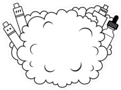 Vape Cloud Sticker