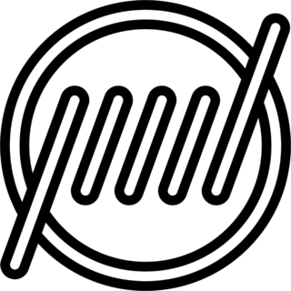 Vape Coil Icon Sticker