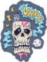 Vape Skull Cartoon Sticker