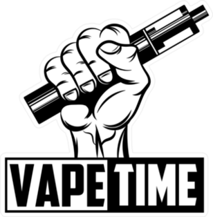 Vape Time Fist Sticker