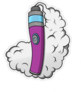 Vaping Juice Illustration Sticker