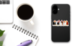 Various Chicken Group Sticker on a Phone (New) example
