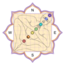 Vastu Purusha Mandala Chakras Sticker