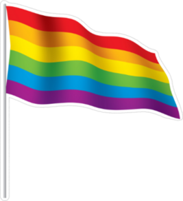 Vector A Rainbow Flag Sticker