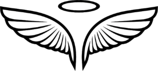 Vector Angel Wings Sticker