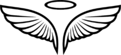 Vector Angel Wings Sticker